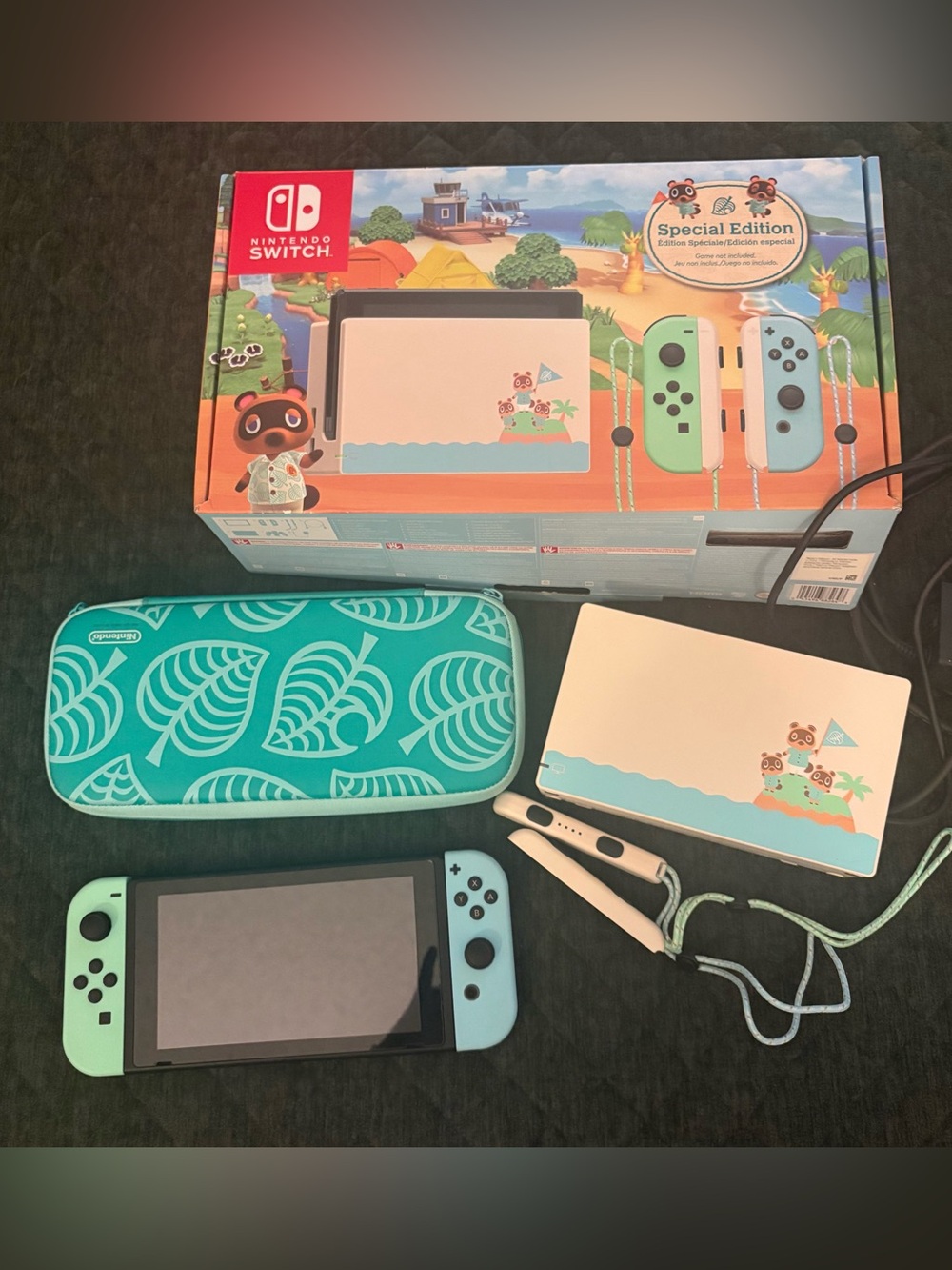 Nintendo Switch Animal Crossing Special Edition Console Bundle